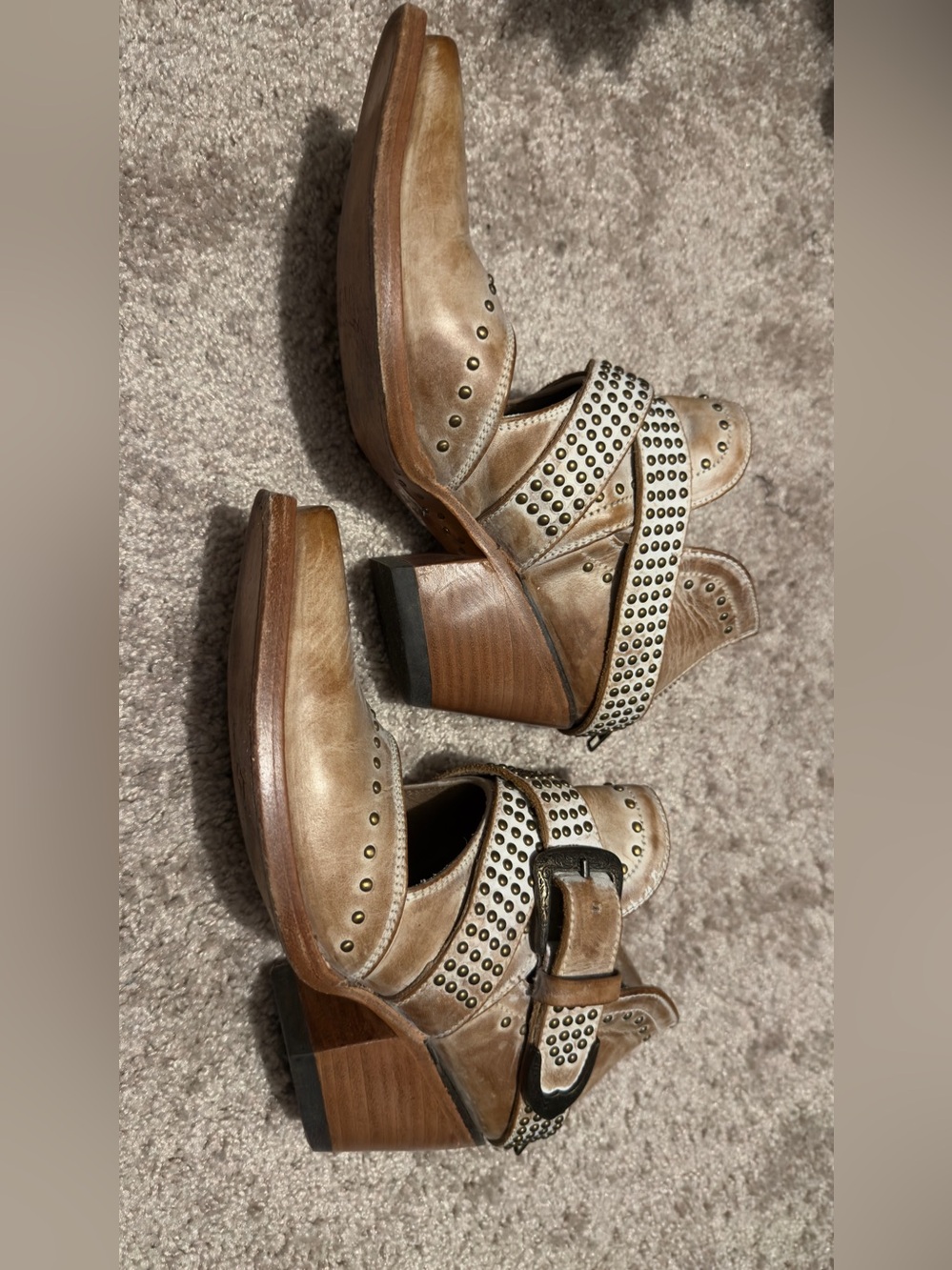 Ariat Dixon Rock N Roll Studded Western Boots, Size 6.5 - Picture 4 of 4
